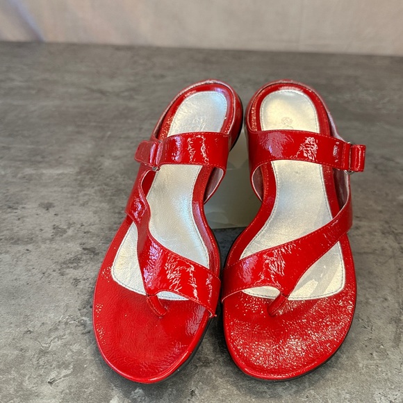 Red Ecco Sandals - Picture 3 of 5